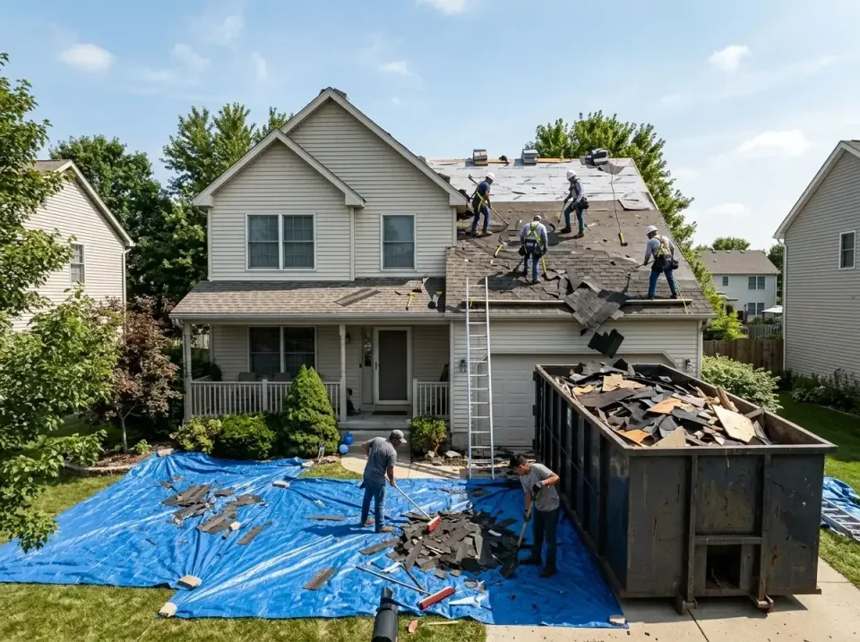 roof-replacement-debris-remova-004 — frequently asked questions, Cheapest Dumpster Rentals in Berkeley, IL